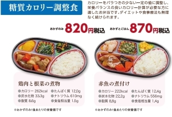 配食弁当　「カロリー調整食」